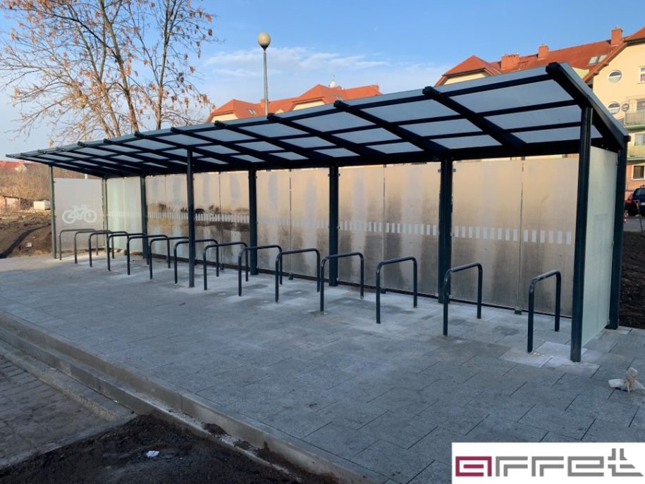 covered bike shelters